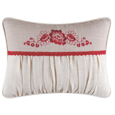 Jasleen Embroidered Throw Pillow
