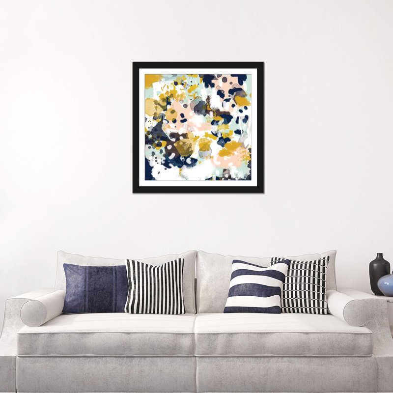 « sloane », reproduction d’art sur toile, Papier d'art encadré noir, H 24 po x l 24 po x P 1 po