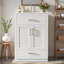 Bathroom Vanity With Ceramic Sink, 1 Large Storage Cabinet, 1 Full Extension Drawer And 1 Tip-out Drawer-781365442