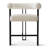 Bouclé Upholstered Counter Stool