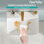 DeerValley Rectangular Wall-Mounted Bathroom Sink, White Ceramic Basin with Tap Hole, 41x32x12cm