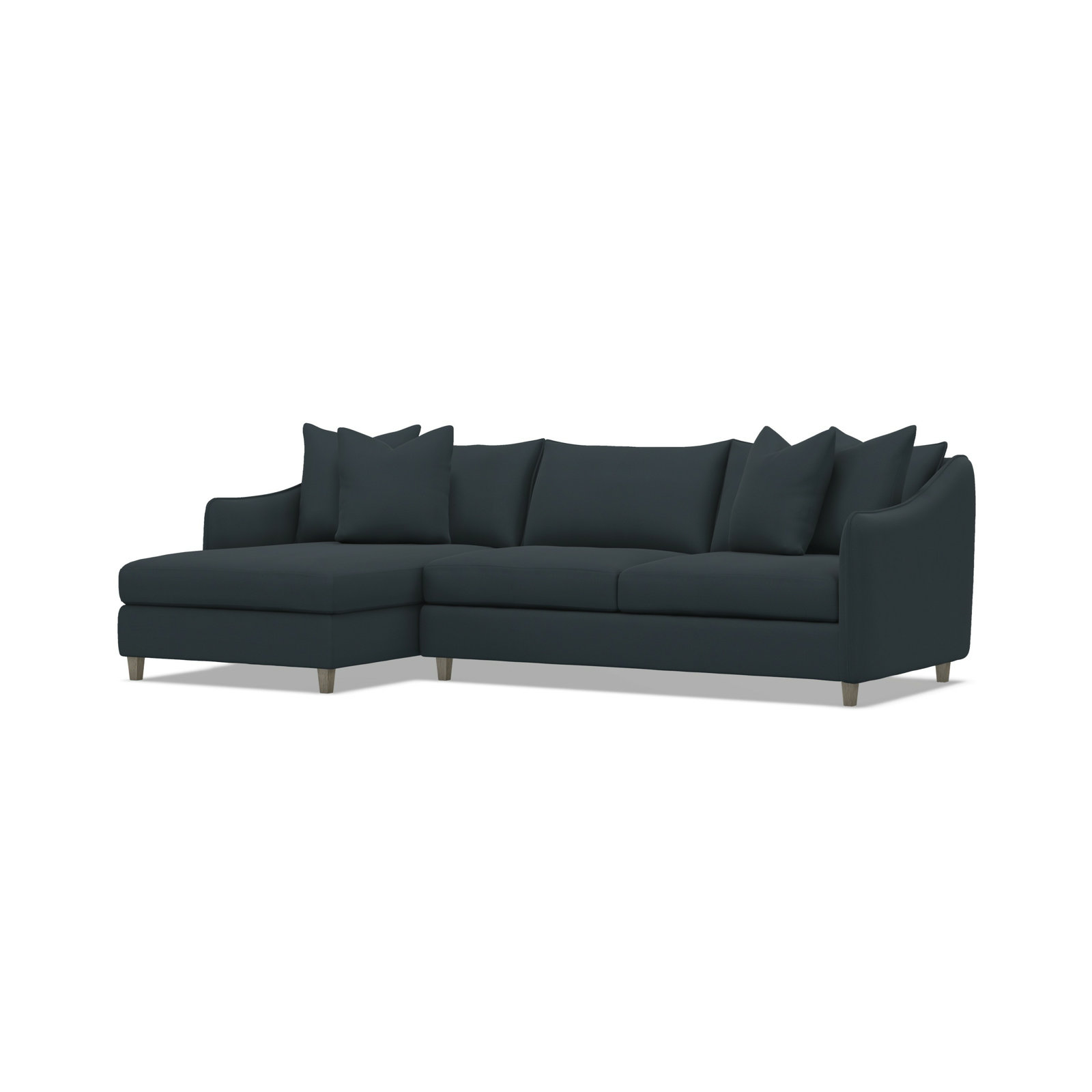 Joli Upholstered Chaise L-Sectional, 5553-034