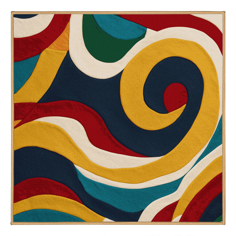 Snappy Jiggle Rug, Square 3'