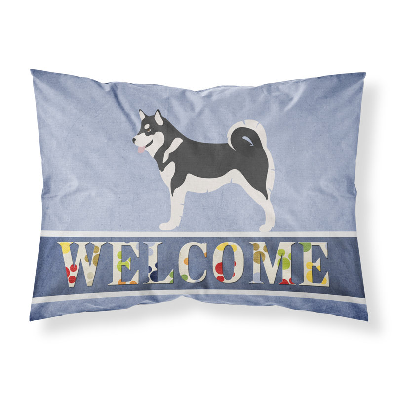 Taie d’oreiller welcome, Malamute d’Alaska