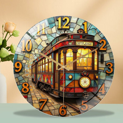 Horloge murale rétro 12 po