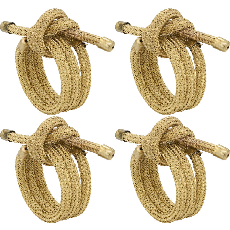 Napkin Ring Collection Iron Napkin Ring, Gold