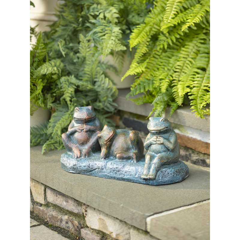 Ensemble de 3 statues grenouilles Nahzir
