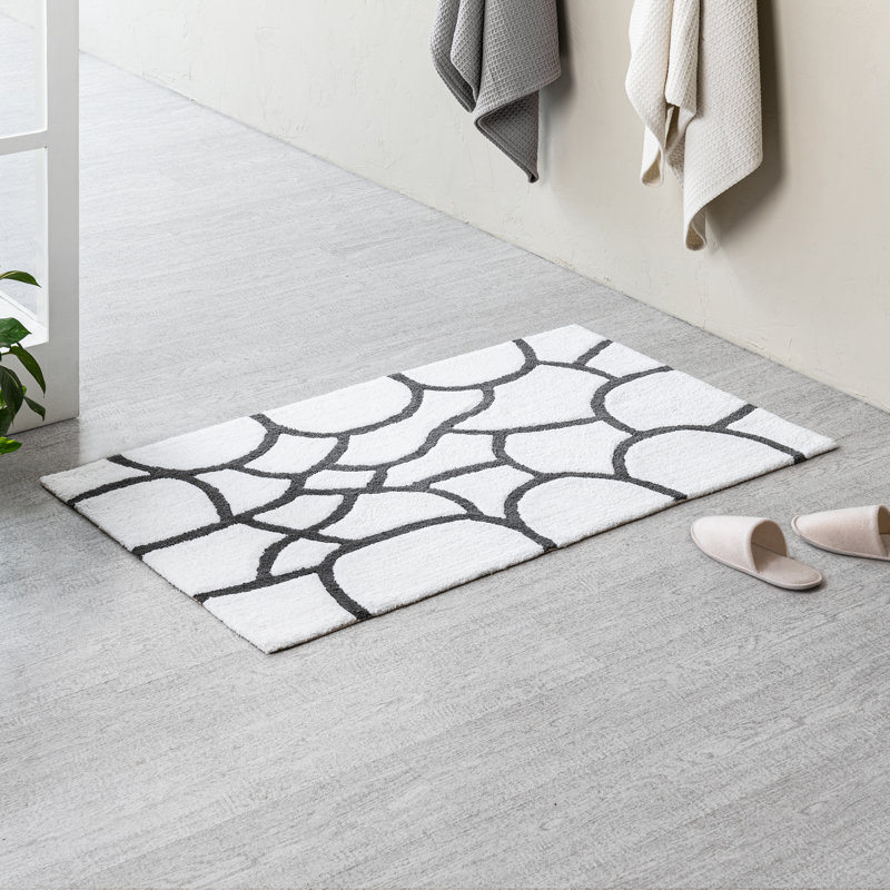 Tapis de bain Raul, l 30 po x L 50 po, gris
