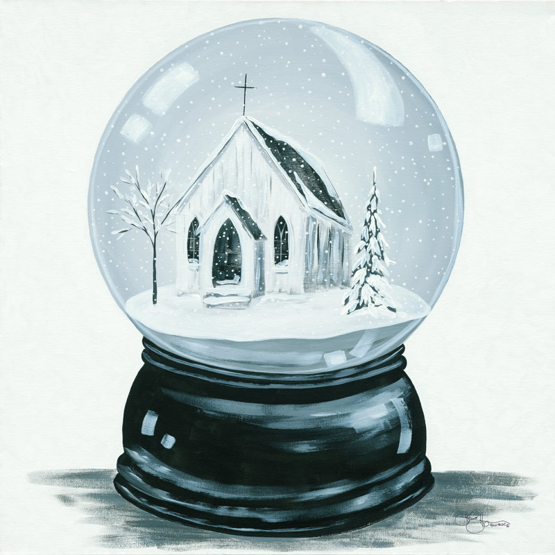 «Silent Night» par Hollihocks, reproduction d'art, H 12 po x l 12 po, Non, Toile tendue