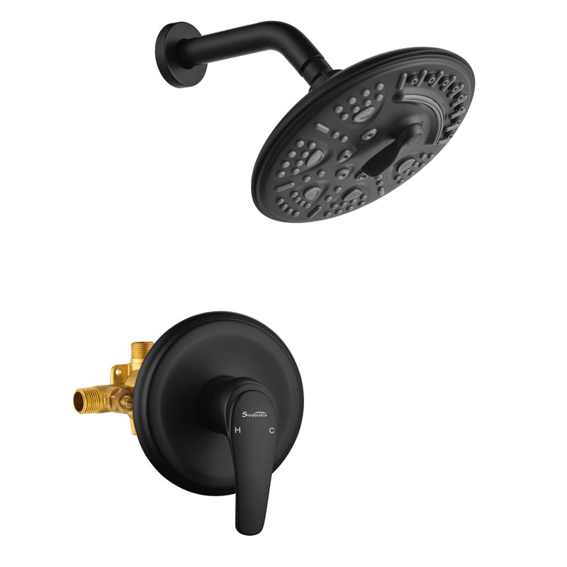 All-In-One Kit with Rough in-Valve, Black