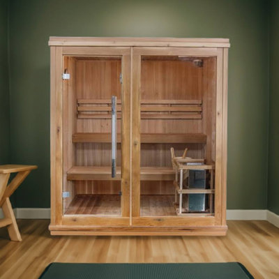 SunRay Saunas Charleston 4 - Person Traditional Steam Sauna