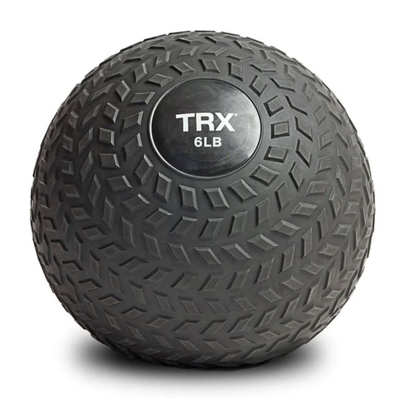 Balle de poids lestée de 6 livres TRX pour l'entraînement complet du corps à haute intensité, noir