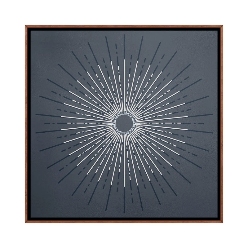 Burst Of Blue by Kimberly Allen - Print on Canvas