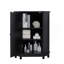 Armoire de salle de bain Armoire de rangement de coin triangulaire avec tablette ajustable-2096927908