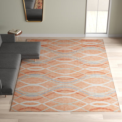 Lamanna Washable Abstract Indoor / Outdoor Rug