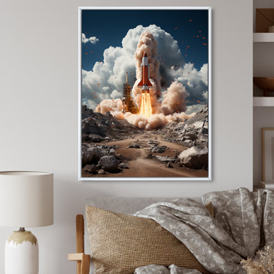 " Rocketship Ambition To Space "