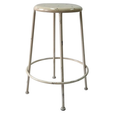 Barbel Counter Stool with Metal Frame