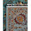 Tapis unique noué à la main Tribal - bleu clair, 8 pi 9 po x 12 pi 0 po Tribal