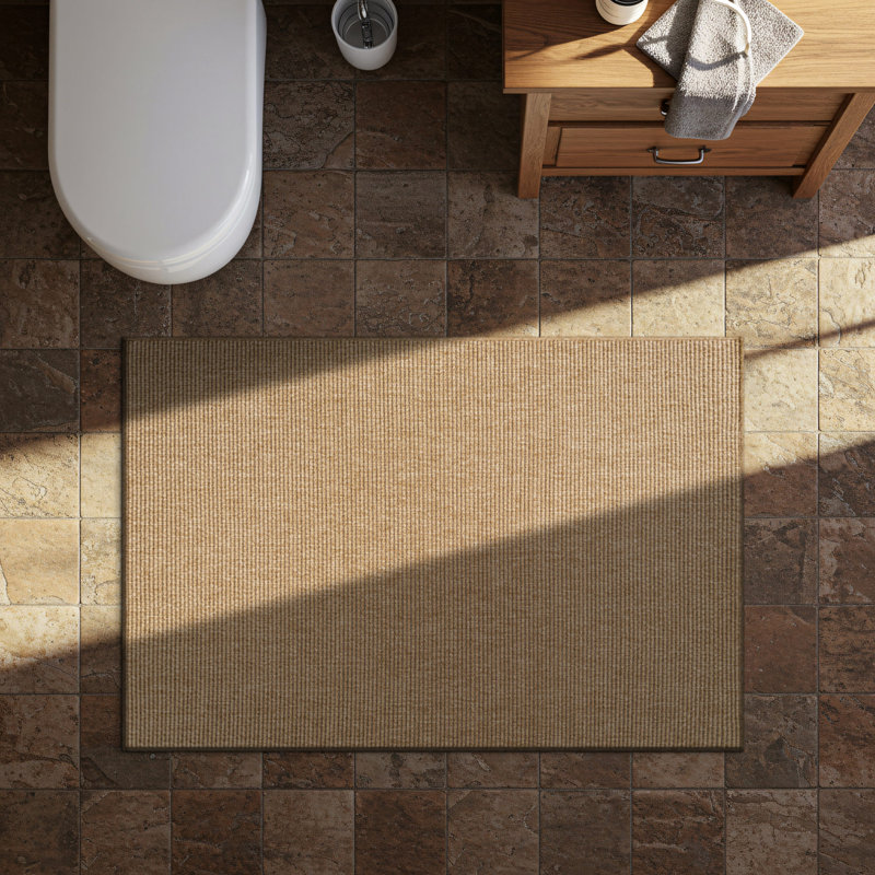 Indoor Outdoor Area Rug, Beige, Rectangle 2' x 3'