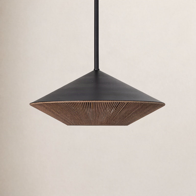 Keaz 1 - Light Single Pendant, Matte Black