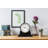 Roman Numeral Solid Wood Quartz Movement / Crystal Tabletop Clock-34476476