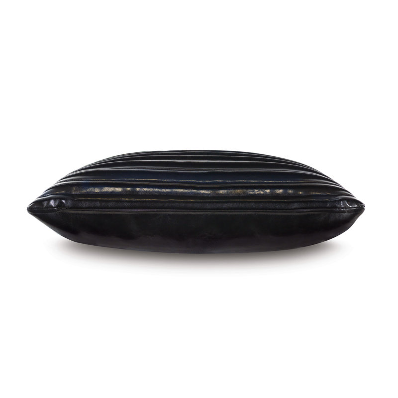 Housse et insert d'oreiller rectangulaire en similicuir Barclay Butera