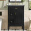 Meuble-lavabo de 24 po avec lavabo, armoire en bois massif, tiroirs rabattables et standards, tablette réglable-2072938491