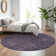 Premium Machine Washable Prisco Eggplant Rug
