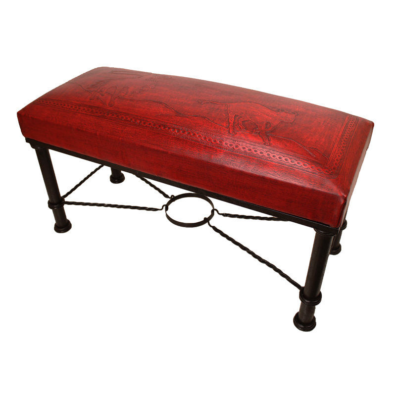 Fernando Iron Bench Calf Roper Red, Red