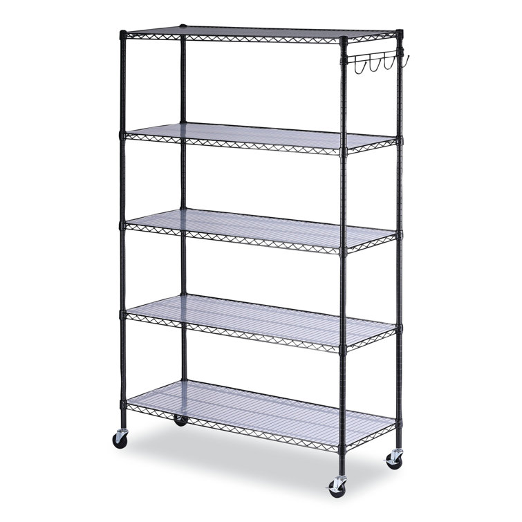 Metal Wire Shelving Unit  4 Industrial Grade Tiers