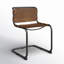 Chaise d'appoint rembourrée en cuir Otelia-1100267524