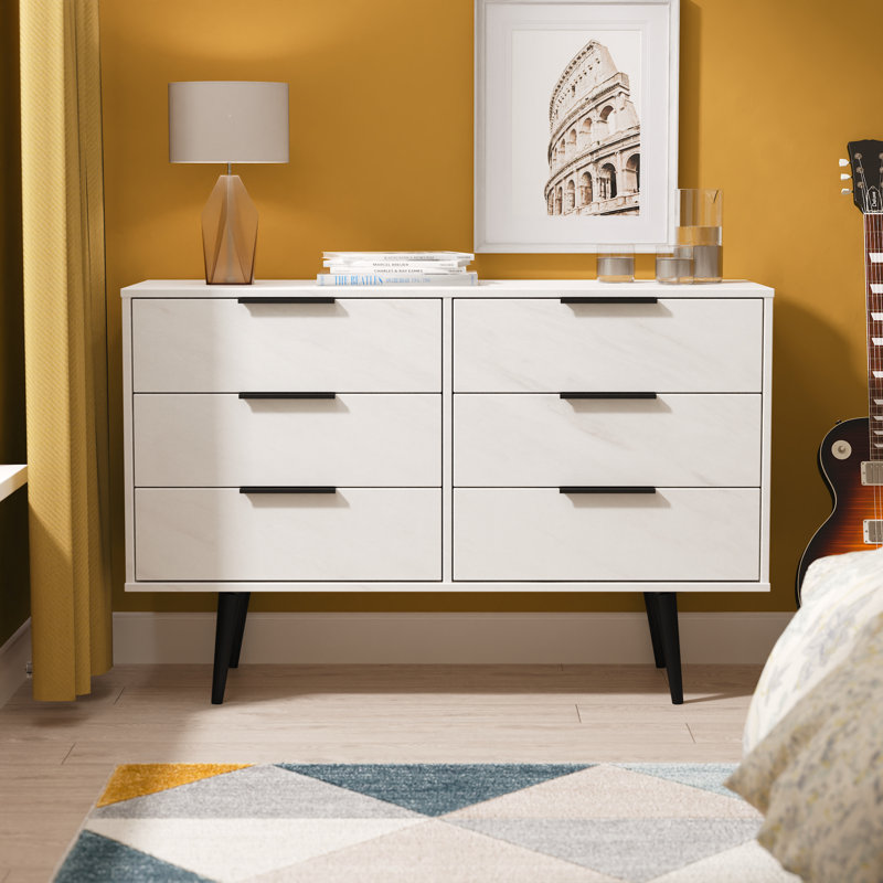 Turah 115cm W 6 - Drawer Chest of Drawers