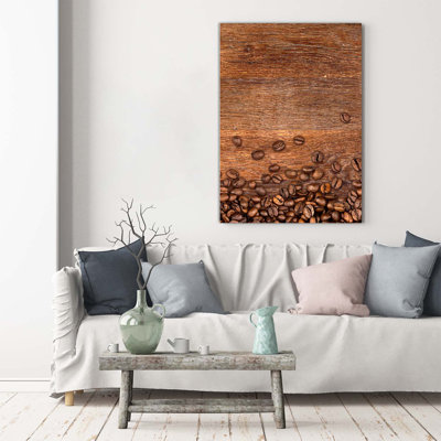 Coffee Beans - Wrapped Canvas Print