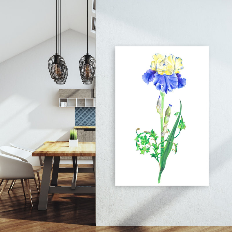 Élégance florissante - Affiche murale florale délicate, élégante et vibrante, H 60 po x l 40 po