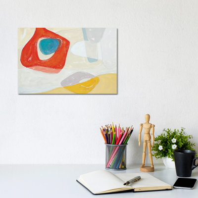 Tidelands Abstract I 1 Piece Wall Art on Canvas