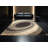 Soft Plush Polett Black Hole Concept Modern Rustic Vintage Look Area Rug in Gray – Beige Binding-1137516483