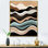 «Teal Black Line Art Elegance I», reproduction d'art sur toile