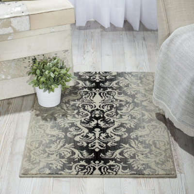 Downie Wool Oriental Indoor Rug