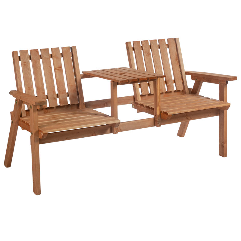 Willmount Wood Love Seat