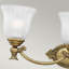 Regner 3-Light Dimmable Burnished Brass Vanity Light