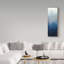 Art mural sur toile tendue - "Silver Wave I" Silvia Vassileva pour décoration de salon, de chambre à coucher ou de bureau - 6 x 19-32718694
