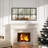 Modern Window Mirror, Glass and Metal Window Pane Inspired Wall Mirror, Aluminum Frame Full Length Mirror