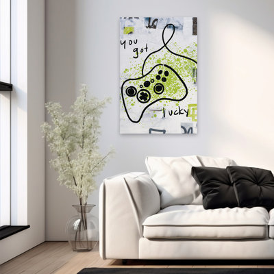 Arcade IV Color - Games Black Control Art