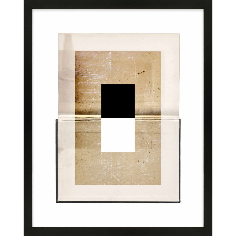 Construction 4 Print by Eleni Psyllaki For Paradissi Digital Art, 50" H x 40" W  x 1.25" D, Black Framed