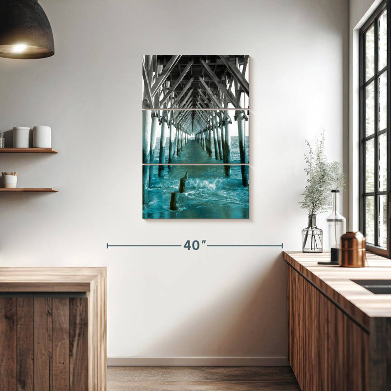 Quai Aletra bleu sarcelle I, H 38 po x l 24 po