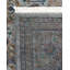 Tapis gris fait à la main de conception unique Chimel