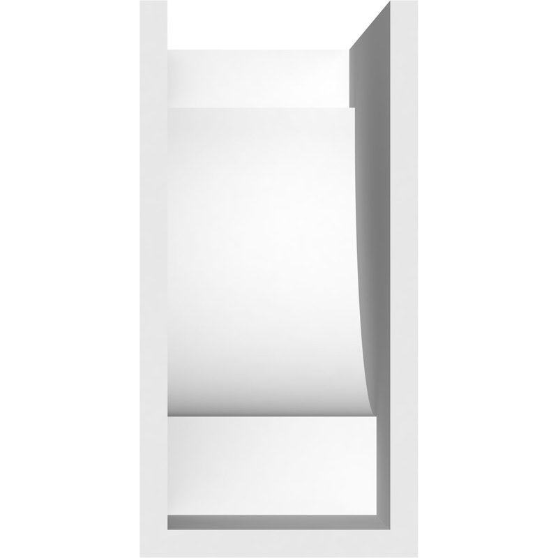 5"W x 10"H x 12"L Standard Alpine Architectural Grade PVC Rafter Tail, 10"H x 5"W x 12"D