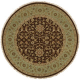 Dhenkanal Wool Oriental Area Rug in Blue