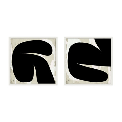 New Alphabet by StudioM - 2 Piece Picture Frame Painting Set