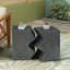 Table d'appoint MGO, ensemble de 2 tables d'appoint rectangulaires d'extérieur, tabourets de jardin décoratifs pour l'extérieur et table d'appoint-1016368957